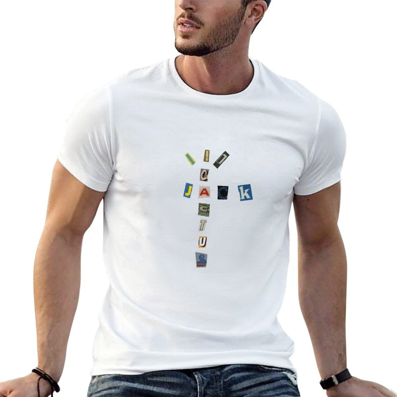 Cactus Jack Tee - Kaktüs Jack logolu kesik tişört Minimalist