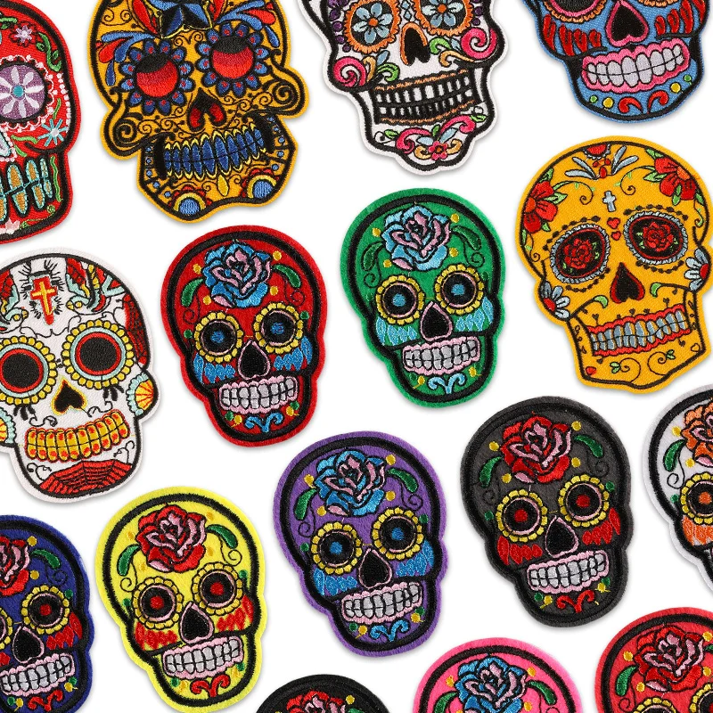 Streetwear Brand Stickers - Yama Kaya Thermocollant Punk Kafatası Demir