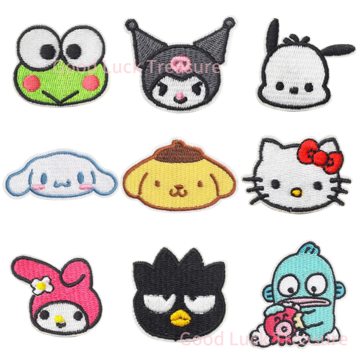 Streetwear Brand Stickers - Yeni Sanrio Kawaii işlemeli demir on
