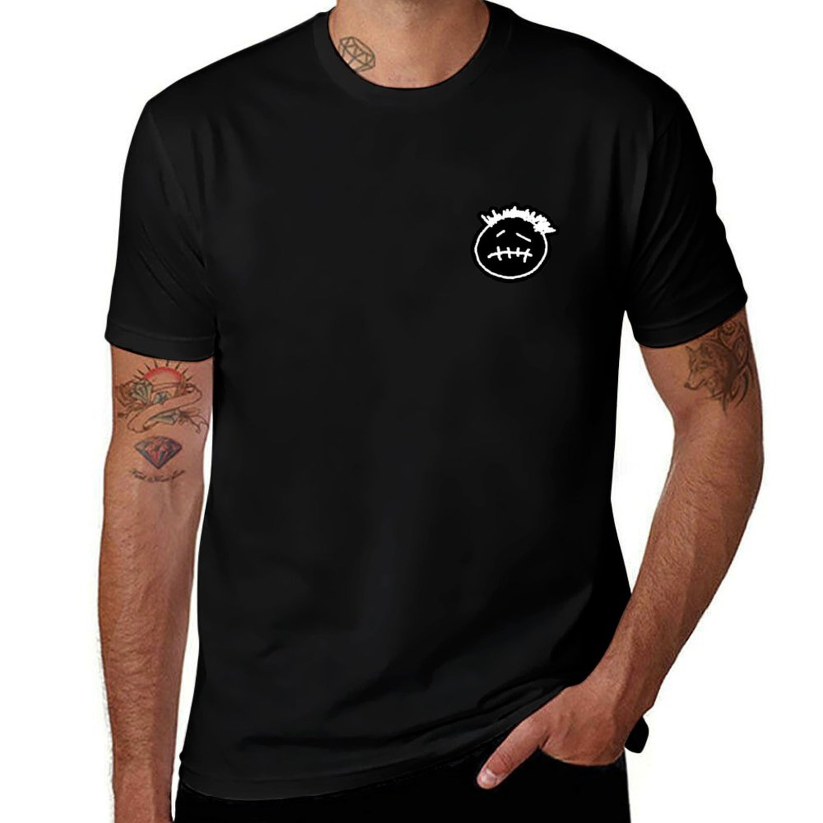 Cactus Jack Tee - Cactus Jack Face Tişört Günlük Basit