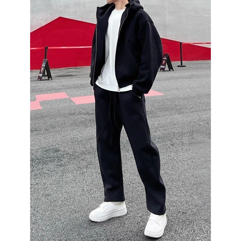 Streetwear Brand Hoodies - Erkek Polar Astarlı Spor Giyim Seti