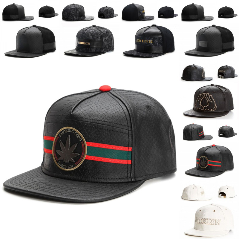 Streetwear Brand Beanie - Moda Marka Deri Kap beyzbol şapkası