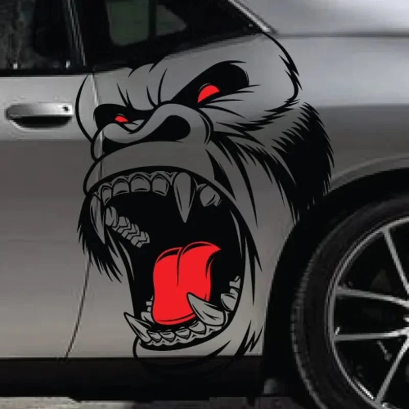 Streetwear Brand Stickers - Gorilla King Kong Tasarım Araba Çıkartmaları