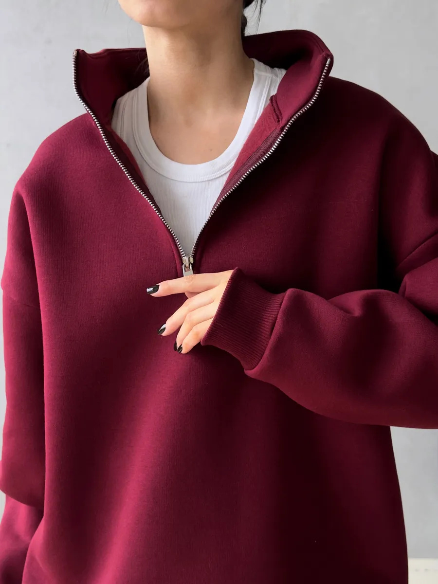 Amerikan Retro Yarım Fermuar A - Streetwear Brand Hoodies incelemesi ve fiyatı