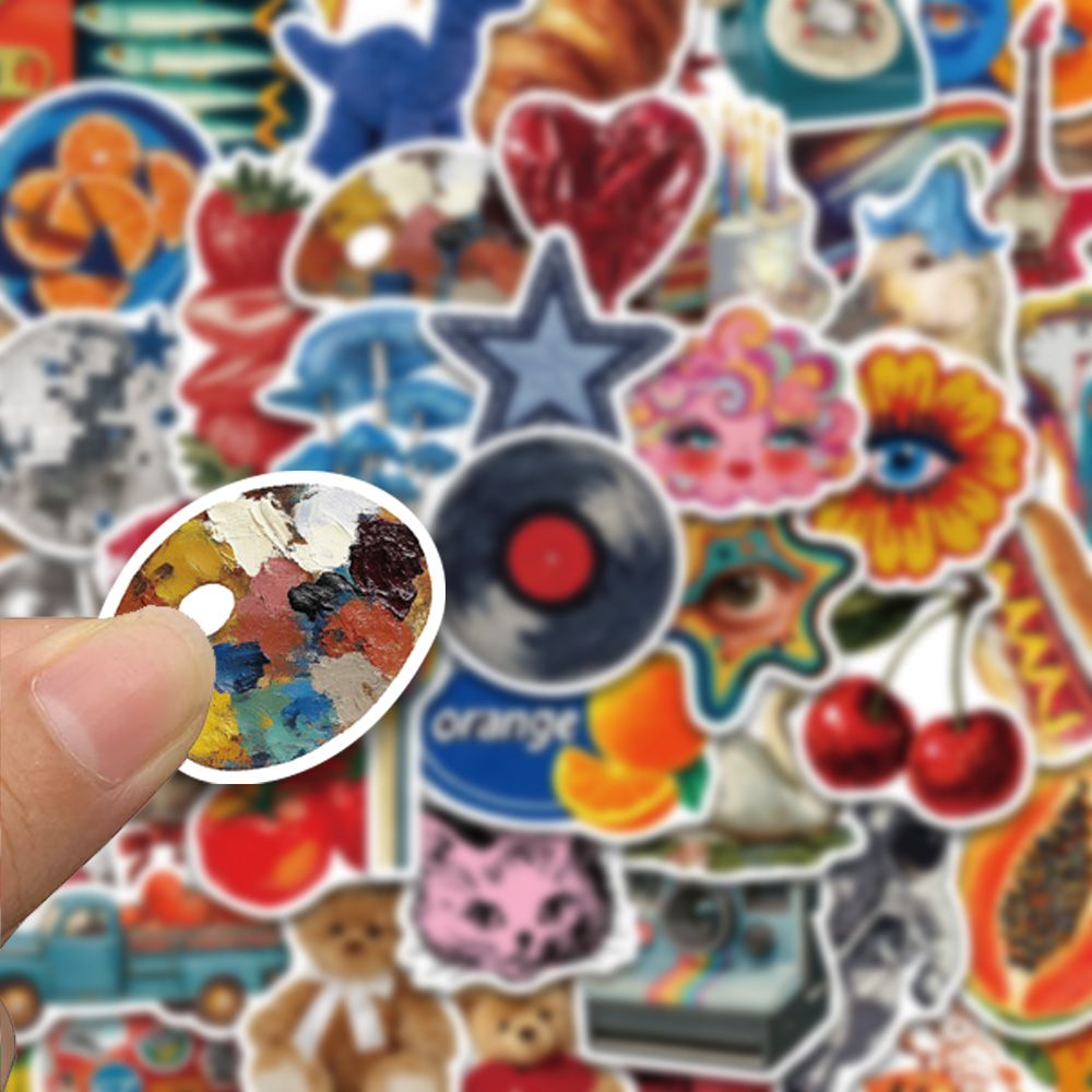50 adet vintage y2k tarzı seri - Streetwear Brand Stickers incelemesi ve fiyatı