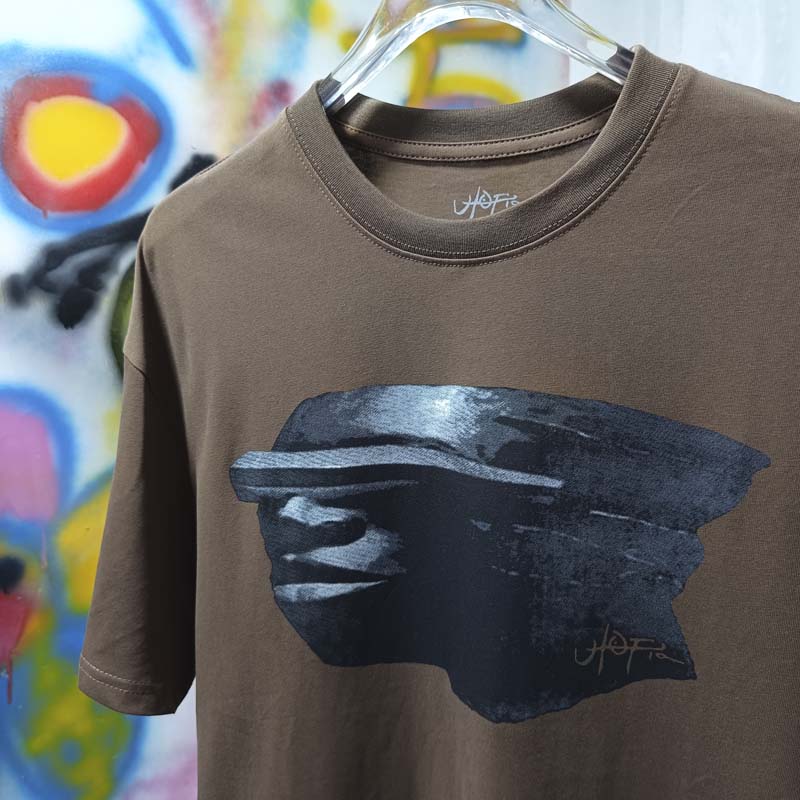 Kahverengi Taş Heykel Baskı Ya - Cactus Jack Tee incelemesi ve fiyatı