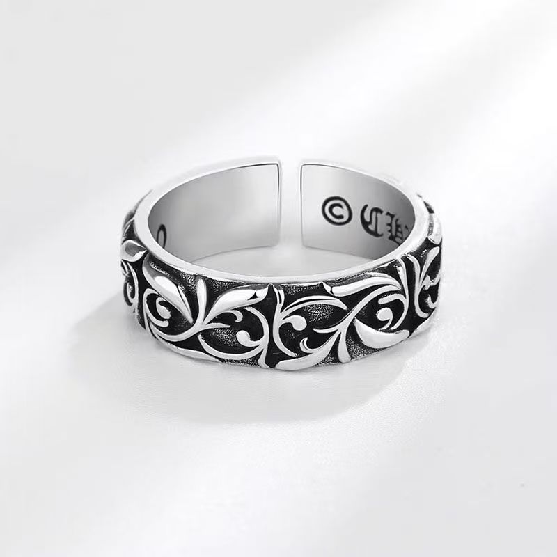 Retro Ebedi Asma Yüzükler Gümü - Chrome Hearts Ring incelemesi ve fiyatı