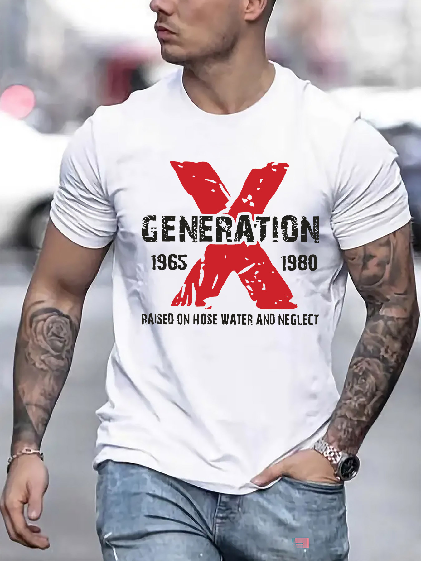 Generation X markalı baskılı e - Streetwear Brand Generator incelemesi ve fiyatı