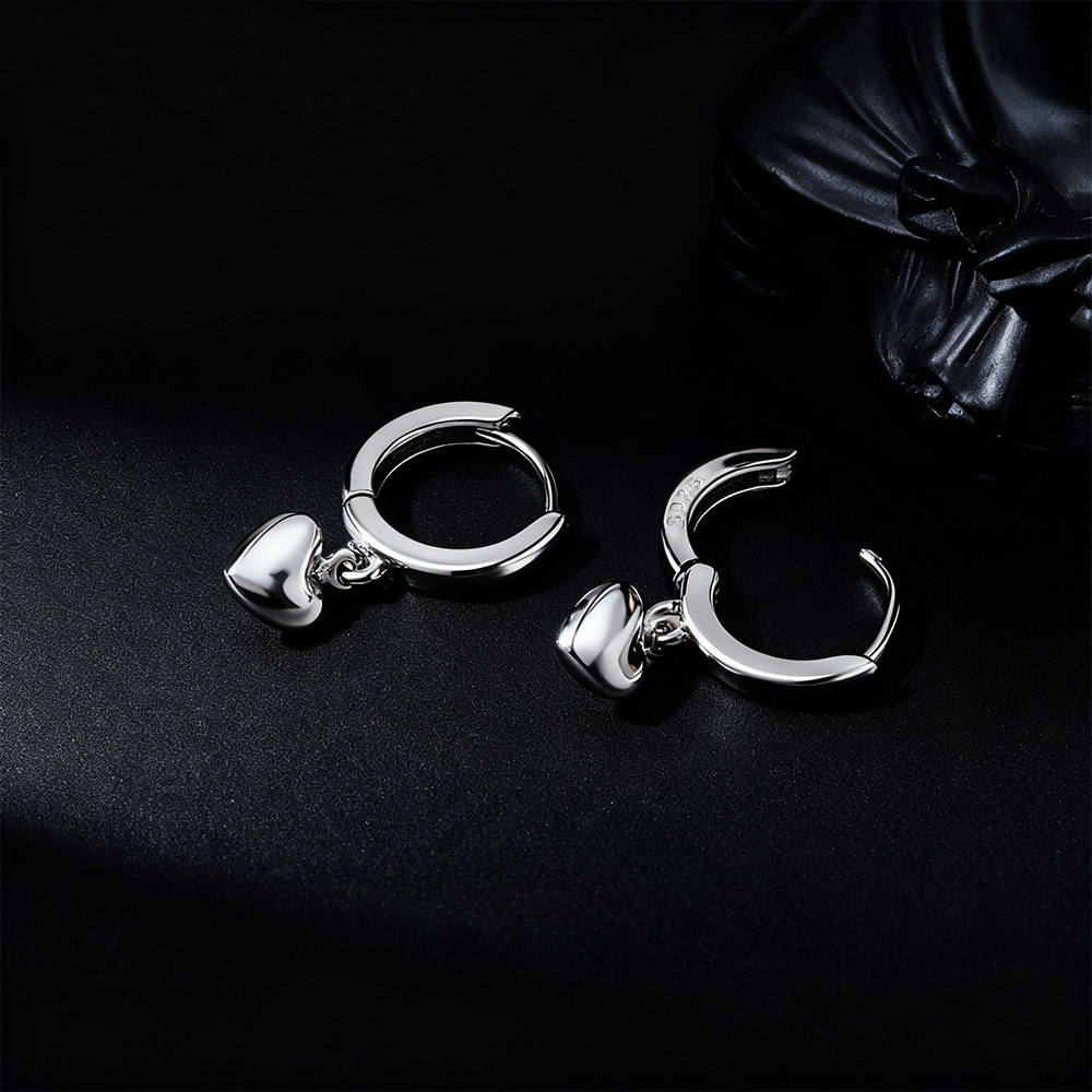 925 Ayar Gümüş Kalp Küpe Kadın - Chrome Hearts Ring incelemesi ve fiyatı