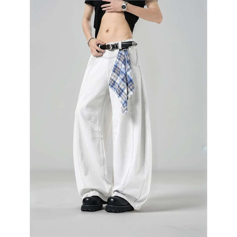 Erkek Bol Paça Ekose Pantolon  - Brand Of Streetwear incelemesi ve fiyatı