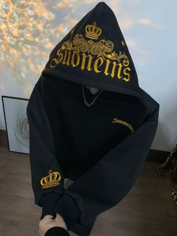 Retro Amerikan Nakışlı Kadın K - Streetwear Brand Hoodies incelemesi ve fiyatı